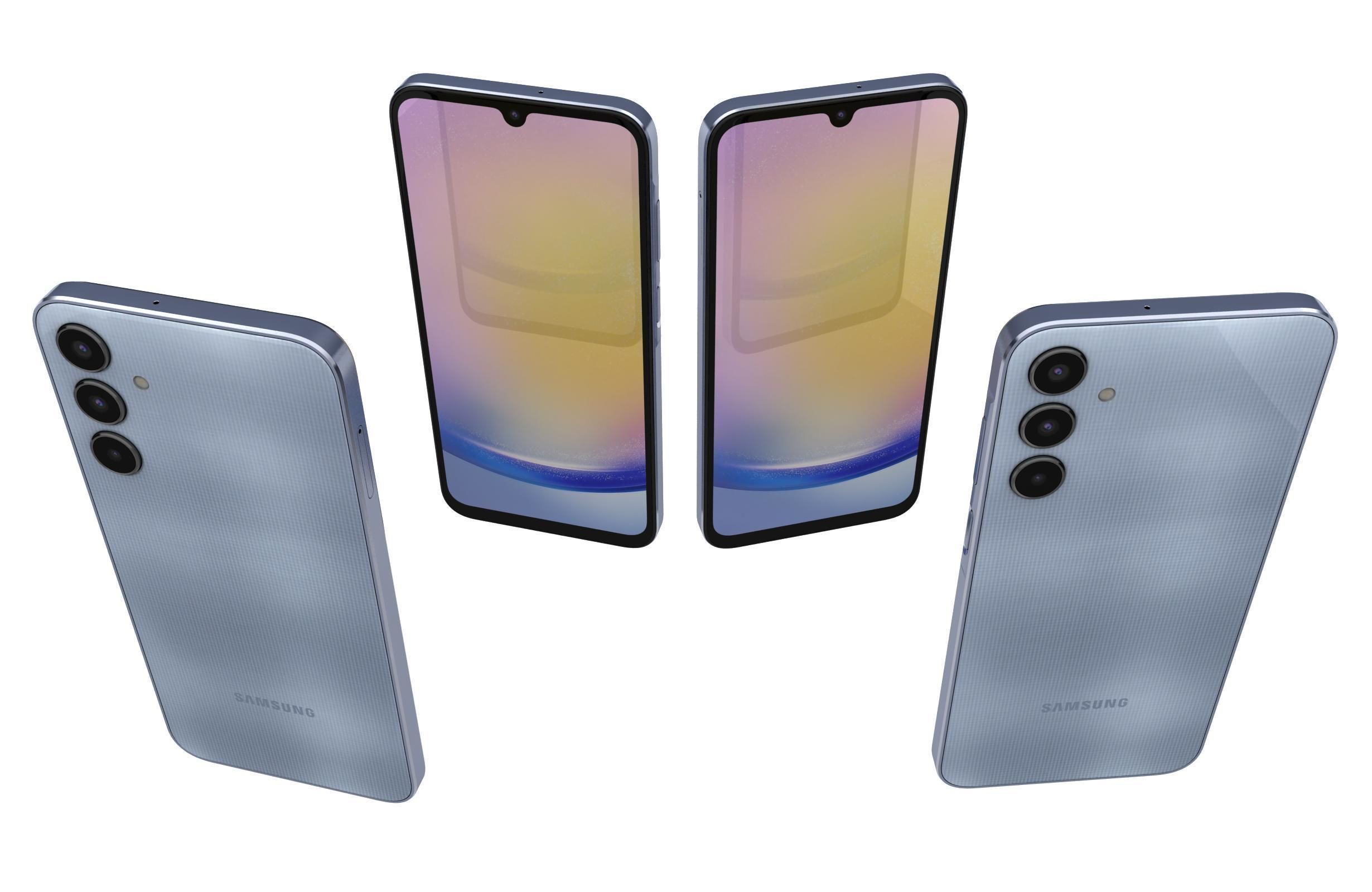 Samsung Galaxy A25 All Colors 3D model_15