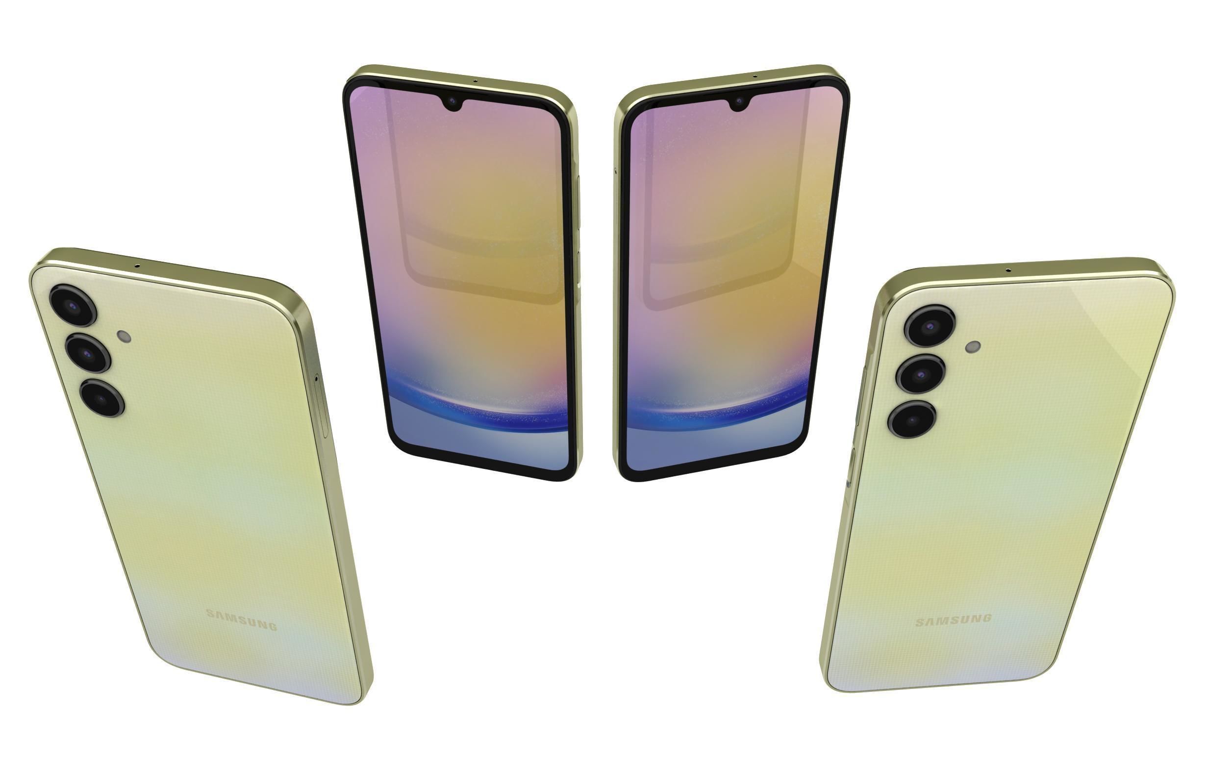 Samsung Galaxy A25 All Colors 3D model_16