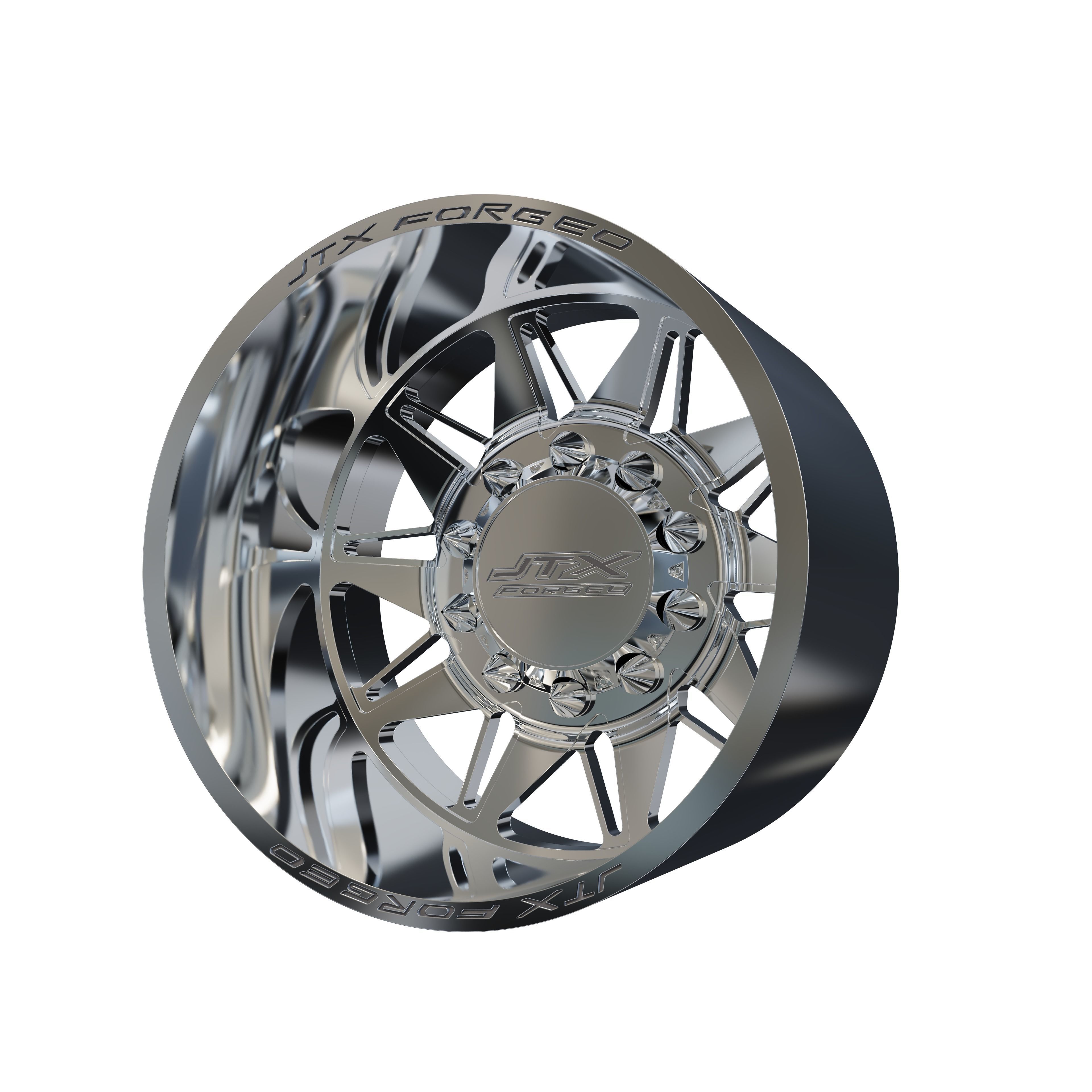 JTX REAR MELEE DUALLY WHEEL 3D MODEL 3D print model_1