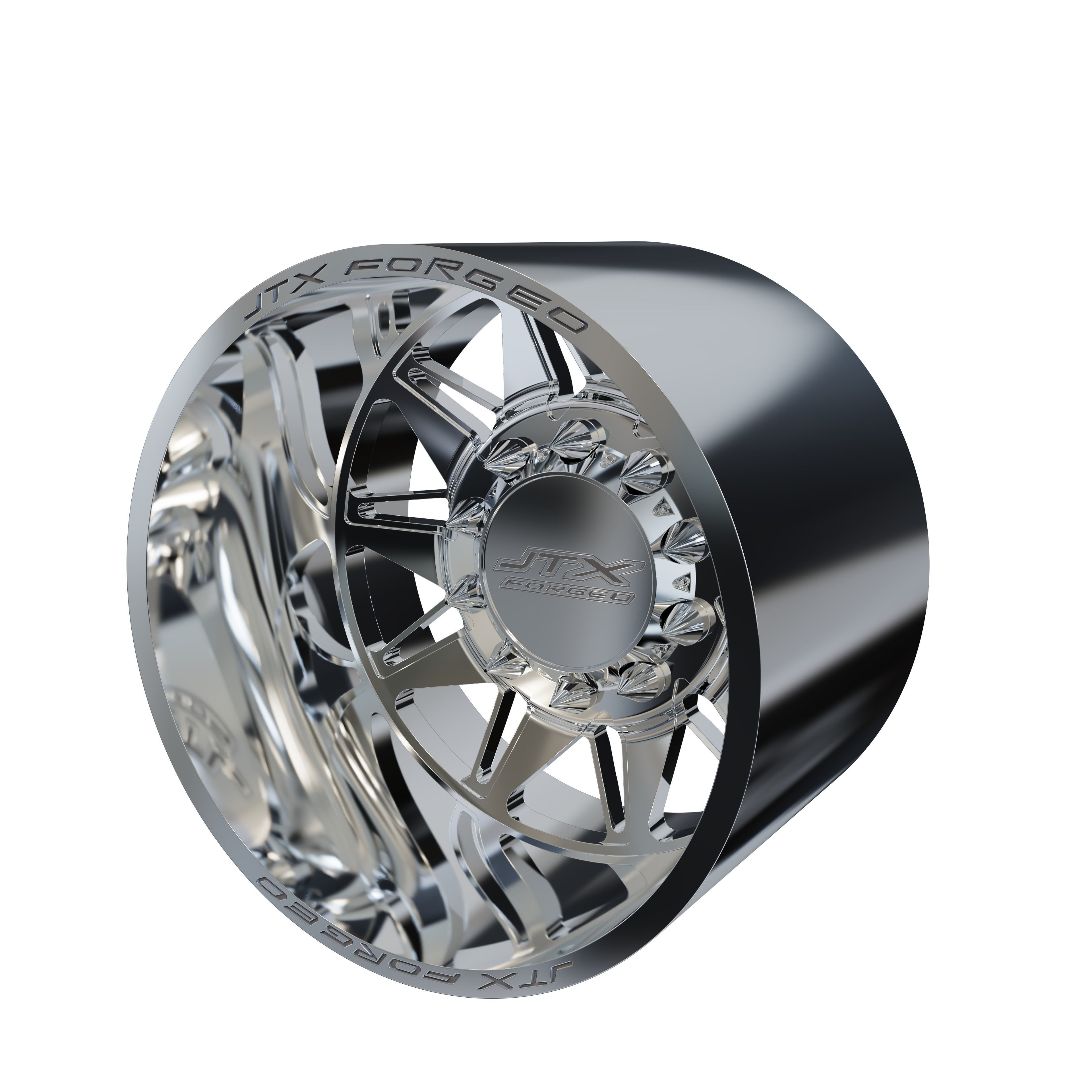 JTX REAR MELEE DUALLY WHEEL 3D MODEL 3D print model_5