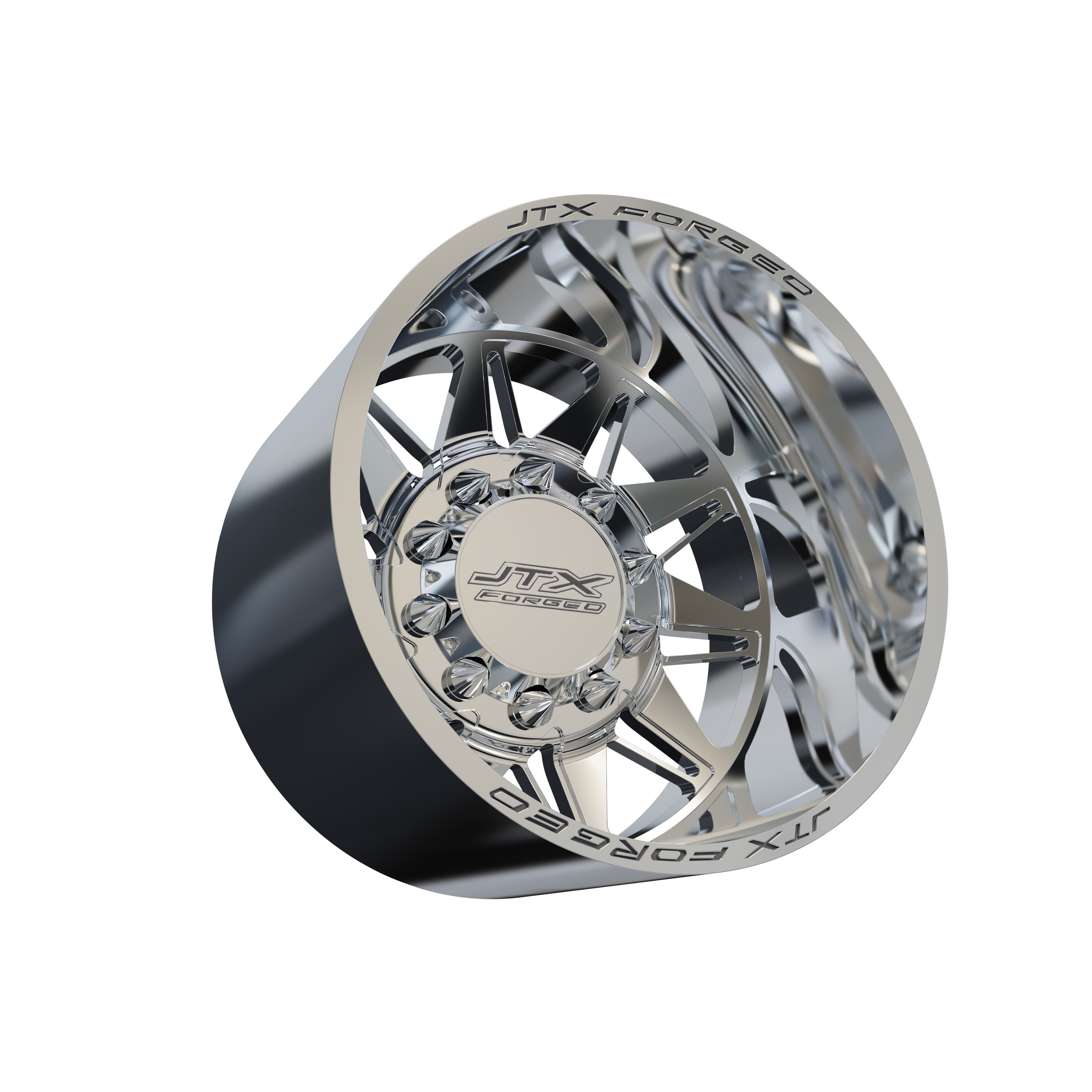 JTX REAR MELEE DUALLY WHEEL 3D MODEL 3D print model_7
