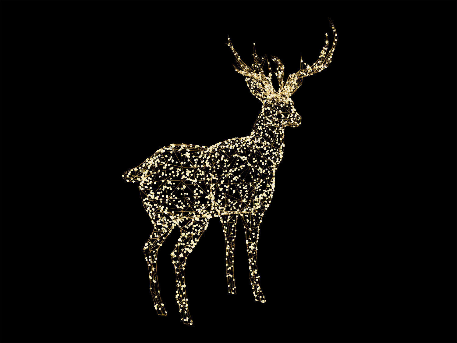 Christmas Deer 3D model_3