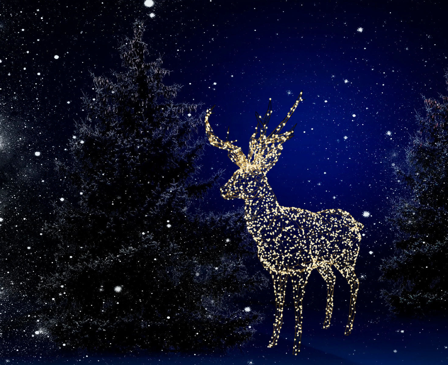 Christmas Deer 3D model_6