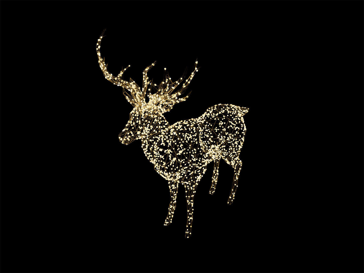 Christmas Deer 3D model_1