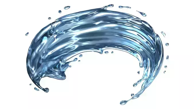 Water Splash 27 3D model