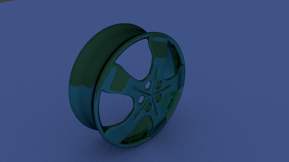 Alloy Wheel Free 3D model_1