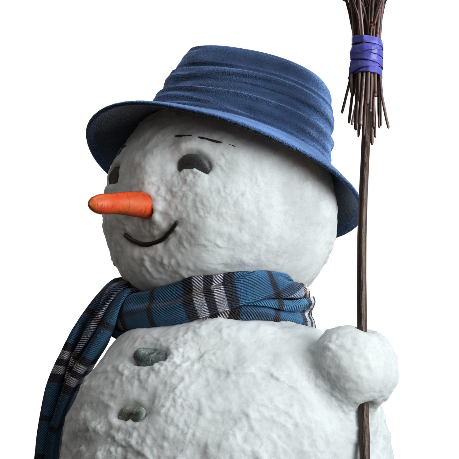 Snowman 3D model_2