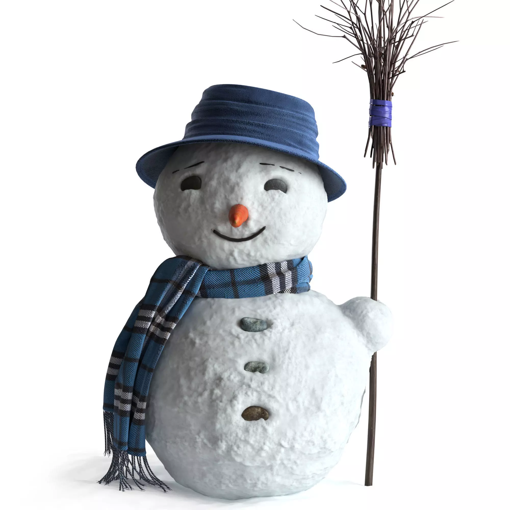 Snowman 3D model_0
