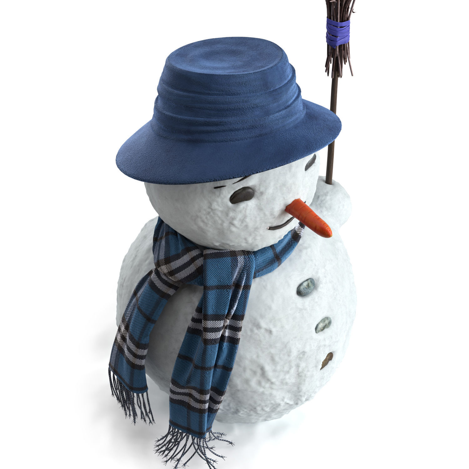 Snowman 3D model_4