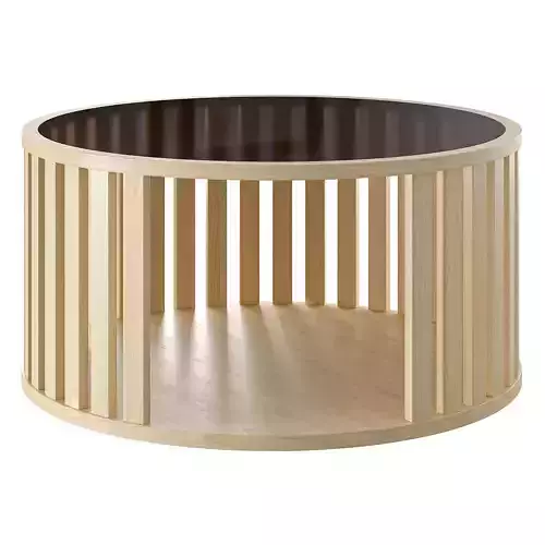 Coffee table AGATA vetro 3D model