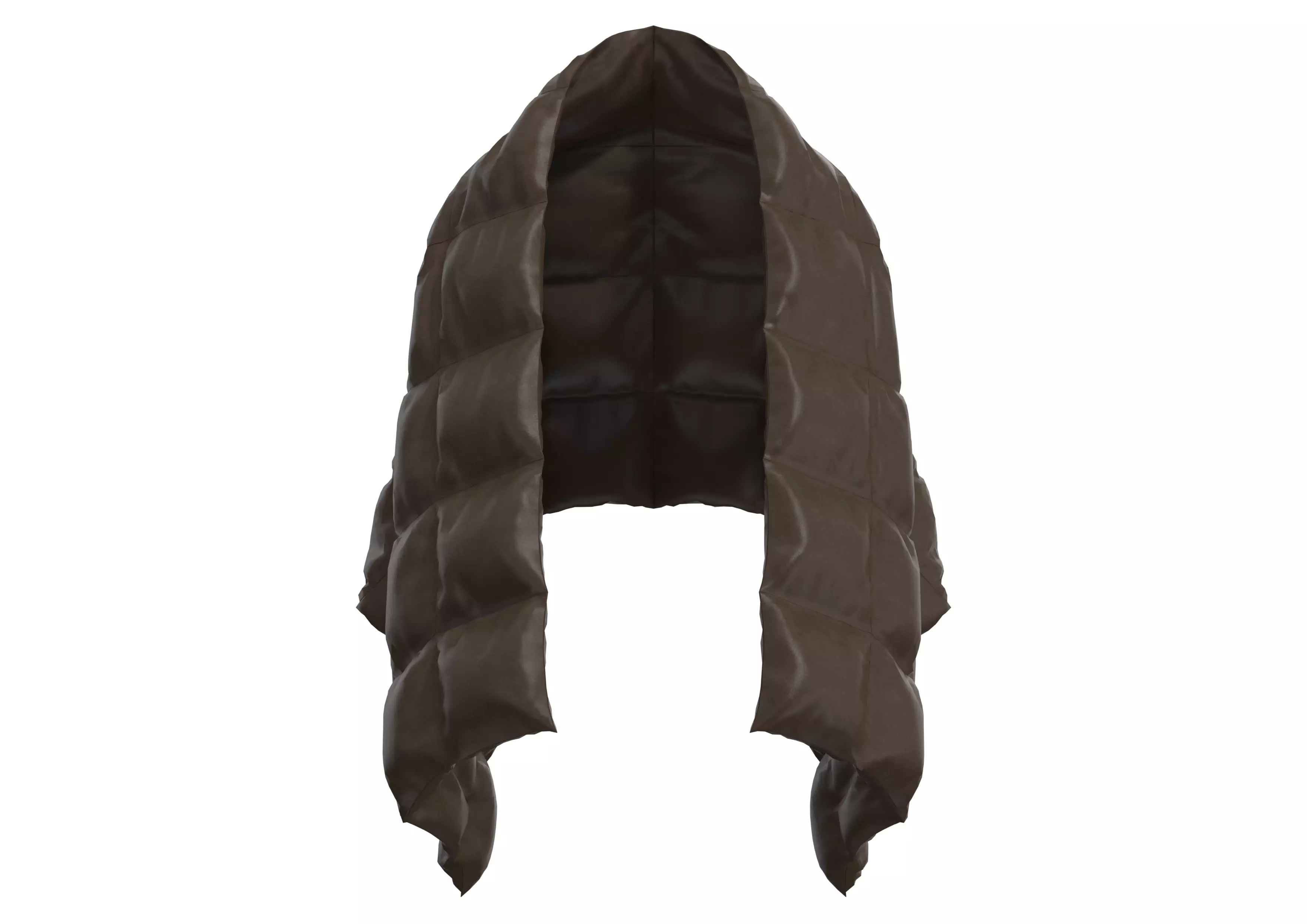 Brown jacket coat Free low-poly 3D model