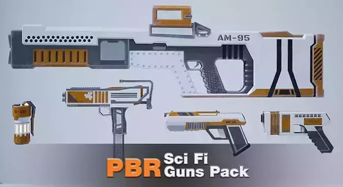 SciFi Guns Pack