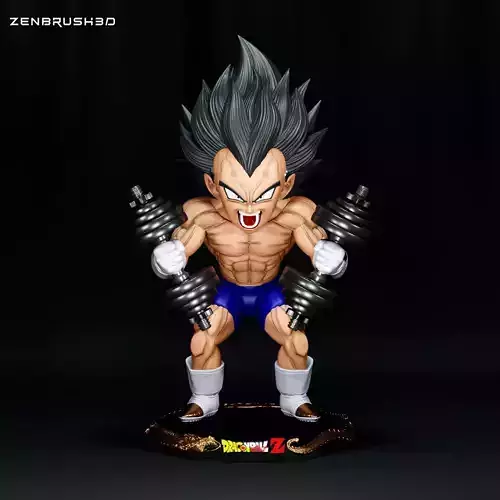 VEGETA SAYAN GYM - DUO PACK 3D PRINTING STL MODEL 3D print model