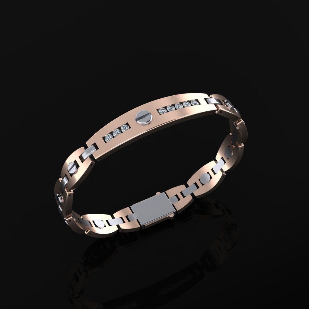Bracelet 16 3D print model_1