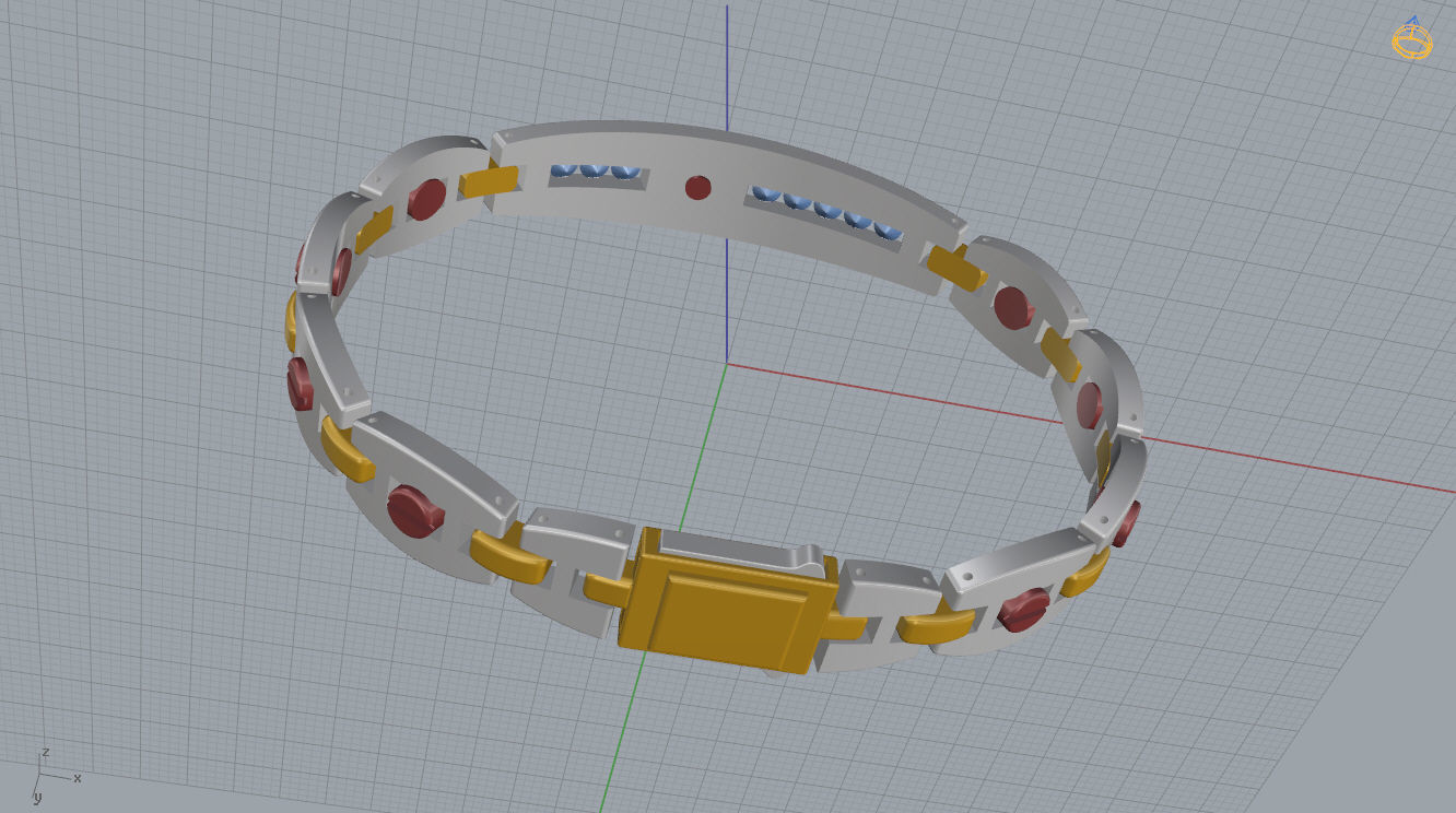 Bracelet 16 3D print model_15