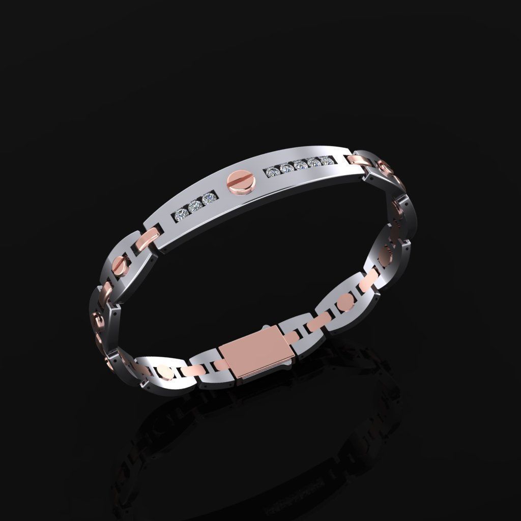 Bracelet 16 3D print model_3