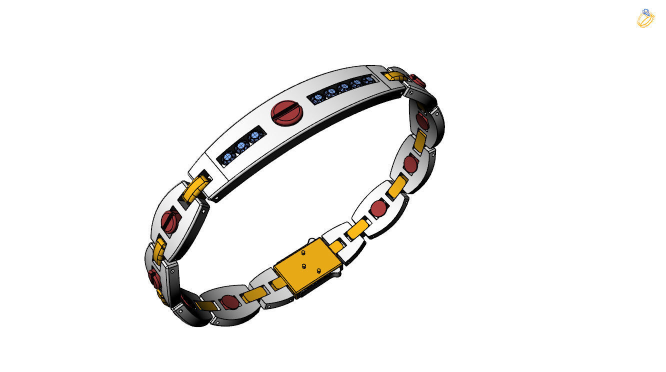 Bracelet 16 3D print model_13