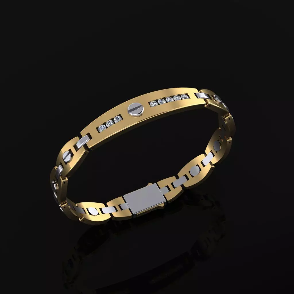 Bracelet 16 3D print model_0