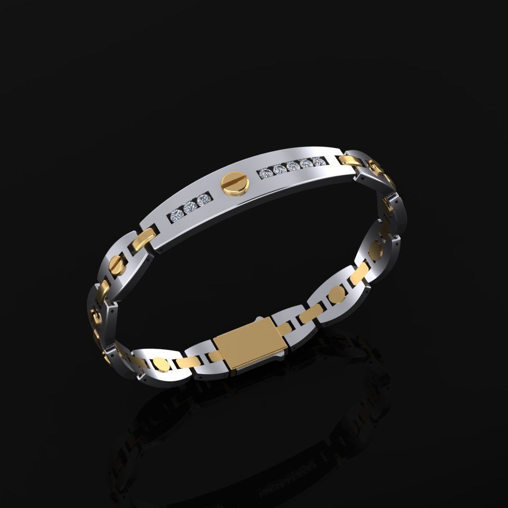 Bracelet 16 3D print model_2
