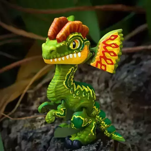 PRINT IN PLACE FLEXI DILOPHOSAURUS