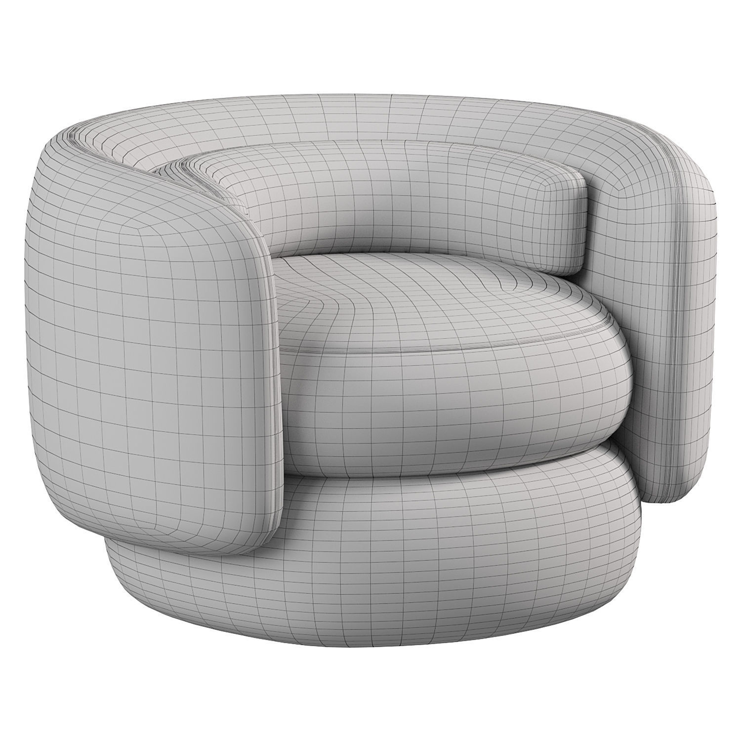 GROUP ARMCHAIR  3D model_2
