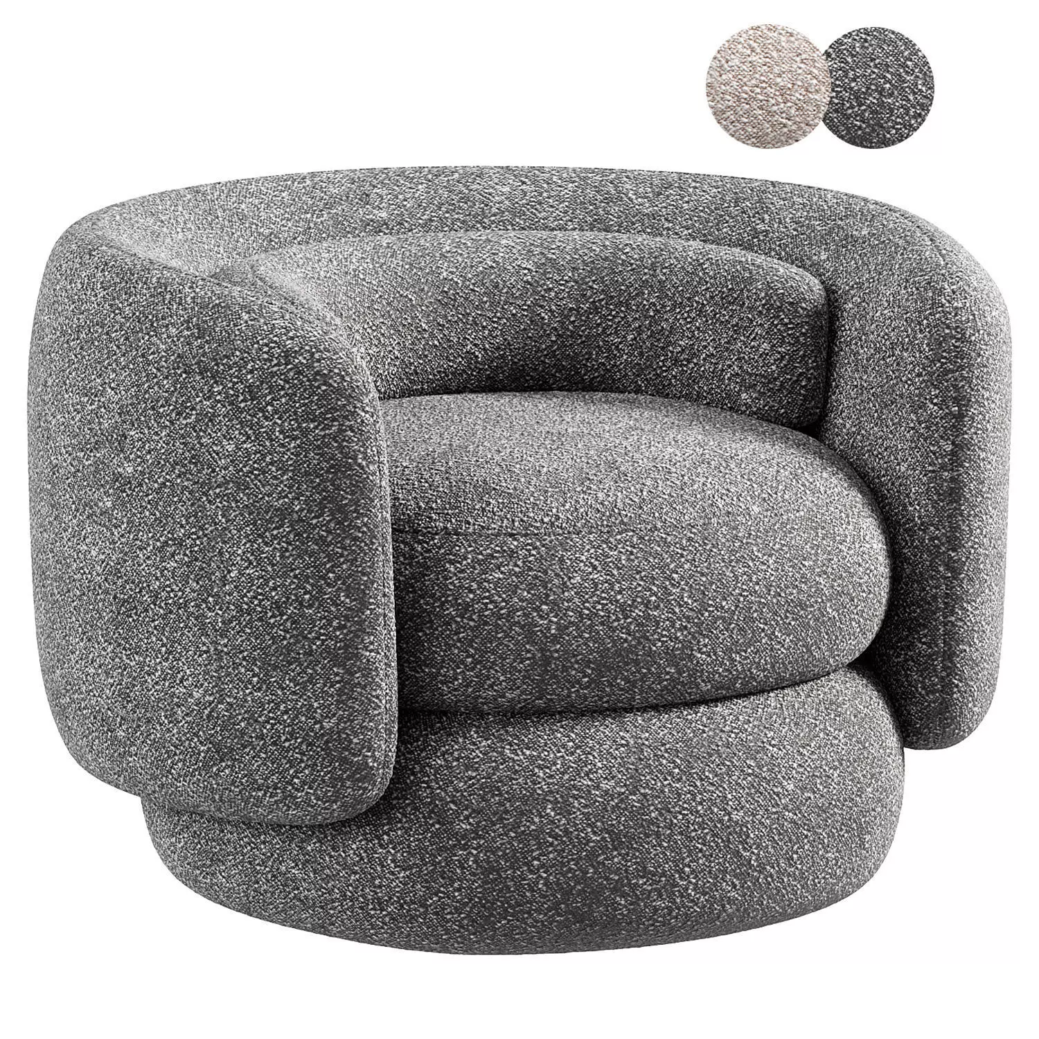 GROUP ARMCHAIR  3D model_0