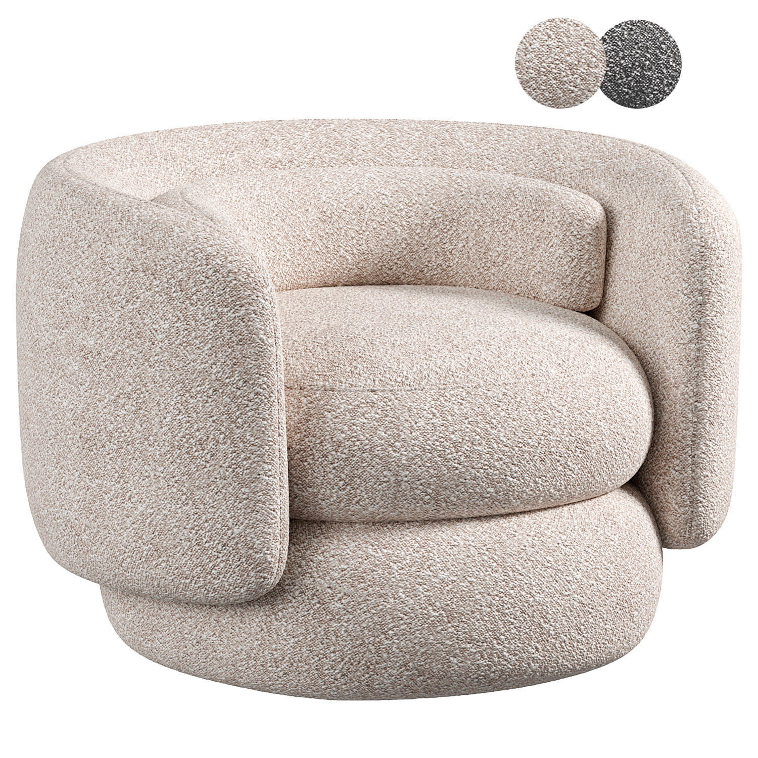 GROUP ARMCHAIR  3D model_1