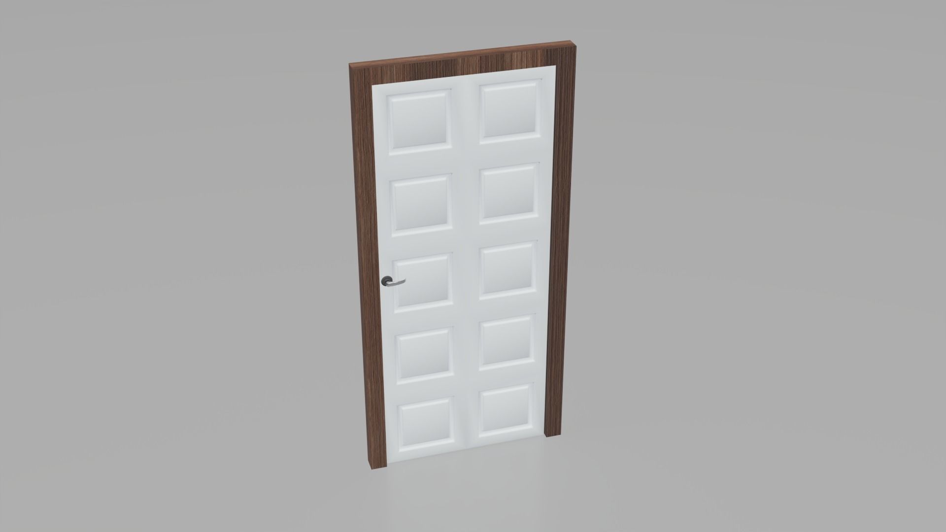 Doors Collection - 10 Doors Low-poly 3D model_5