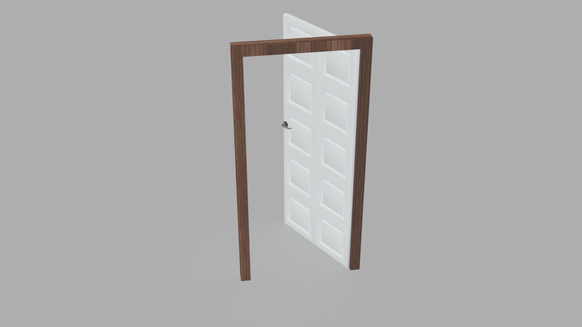 Doors Collection - 10 Doors Low-poly 3D model_6