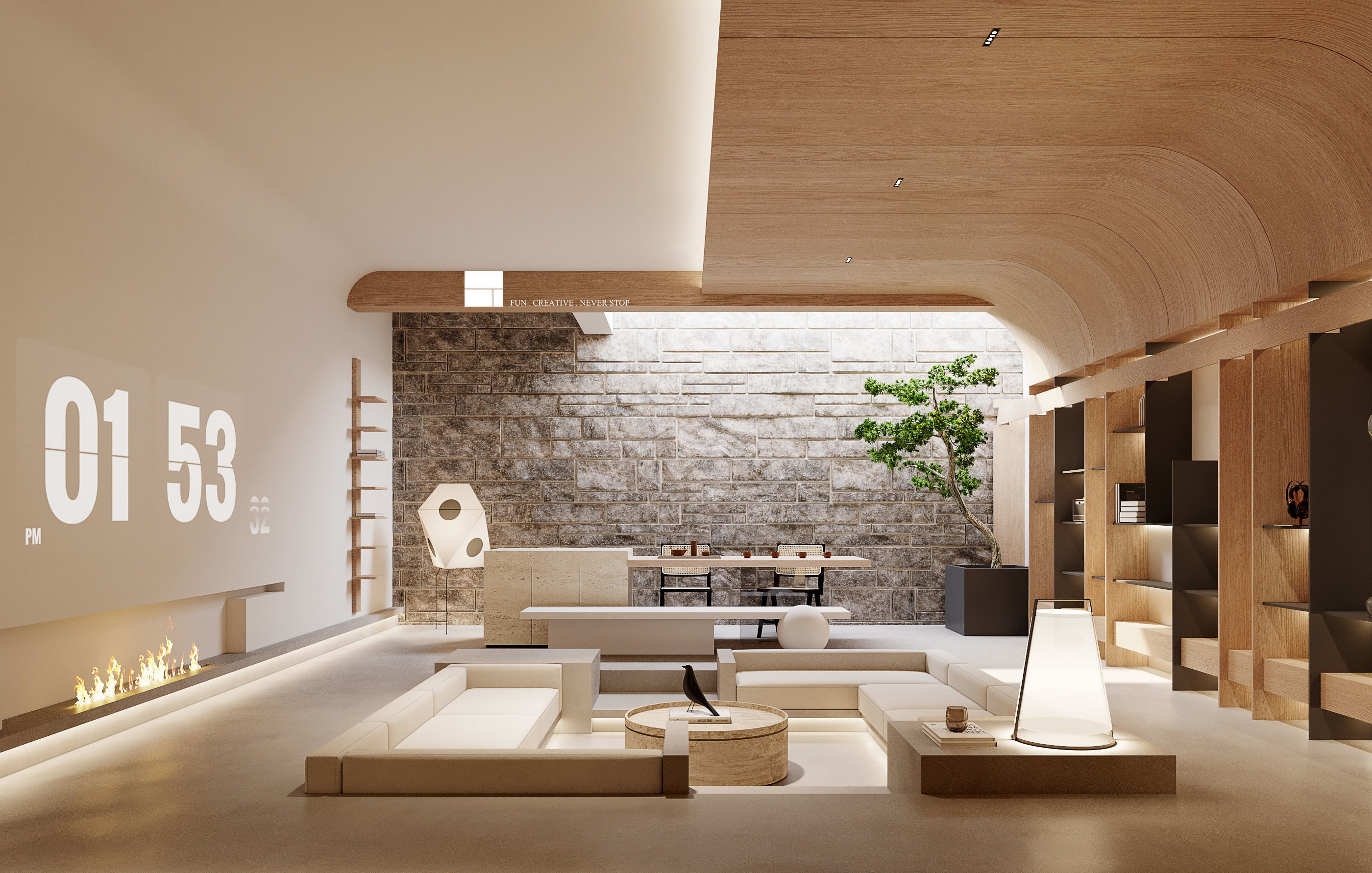 Modern Luxury Villa 3D Model and CAD Plans 3D model_2