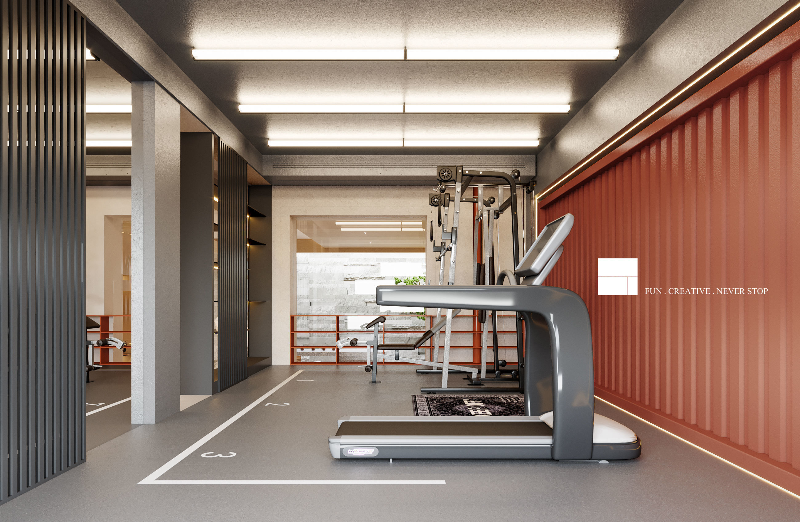 Modern Luxury Villa 3D Model and CAD Plans 3D model_13