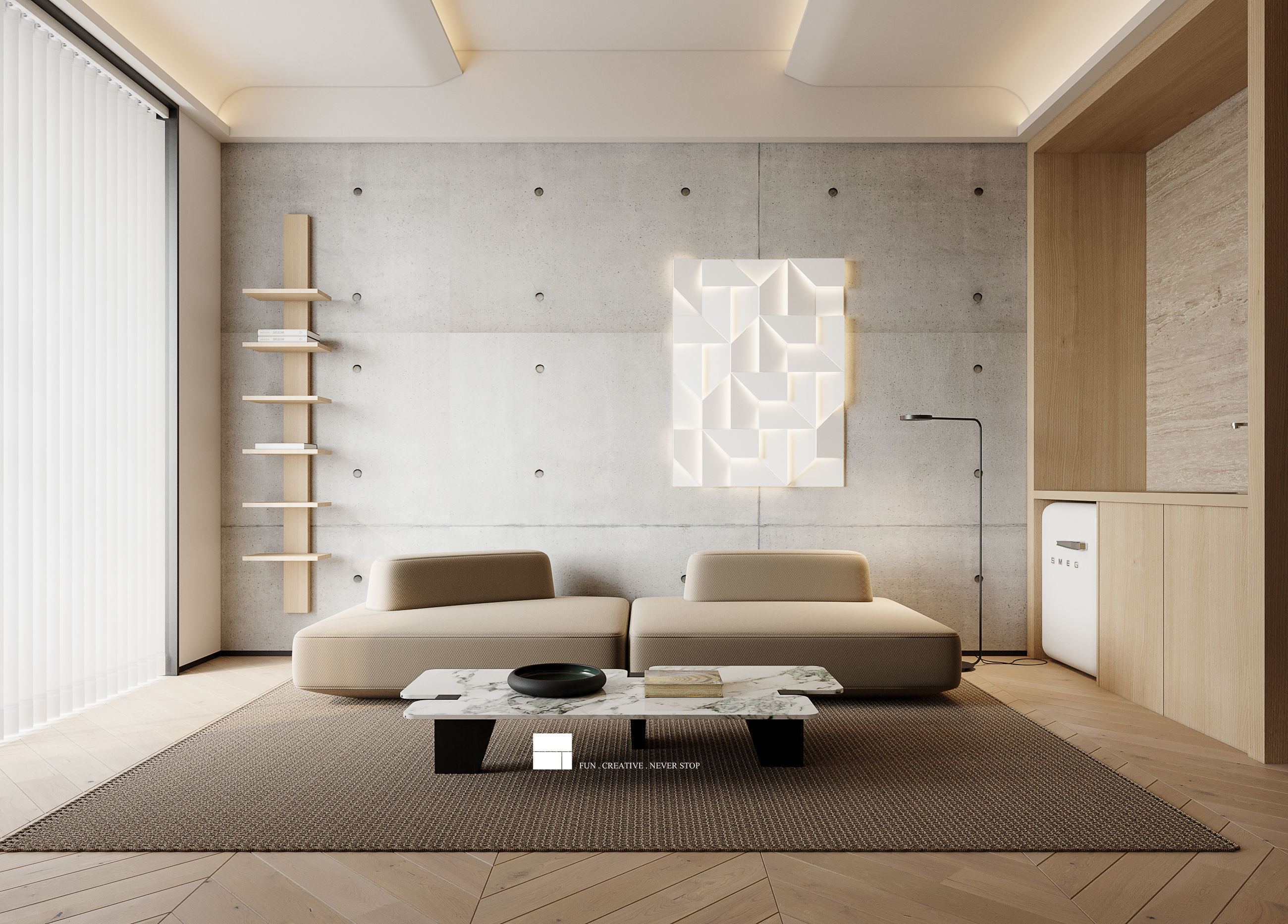 Modern Luxury Villa 3D Model and CAD Plans 3D model_6