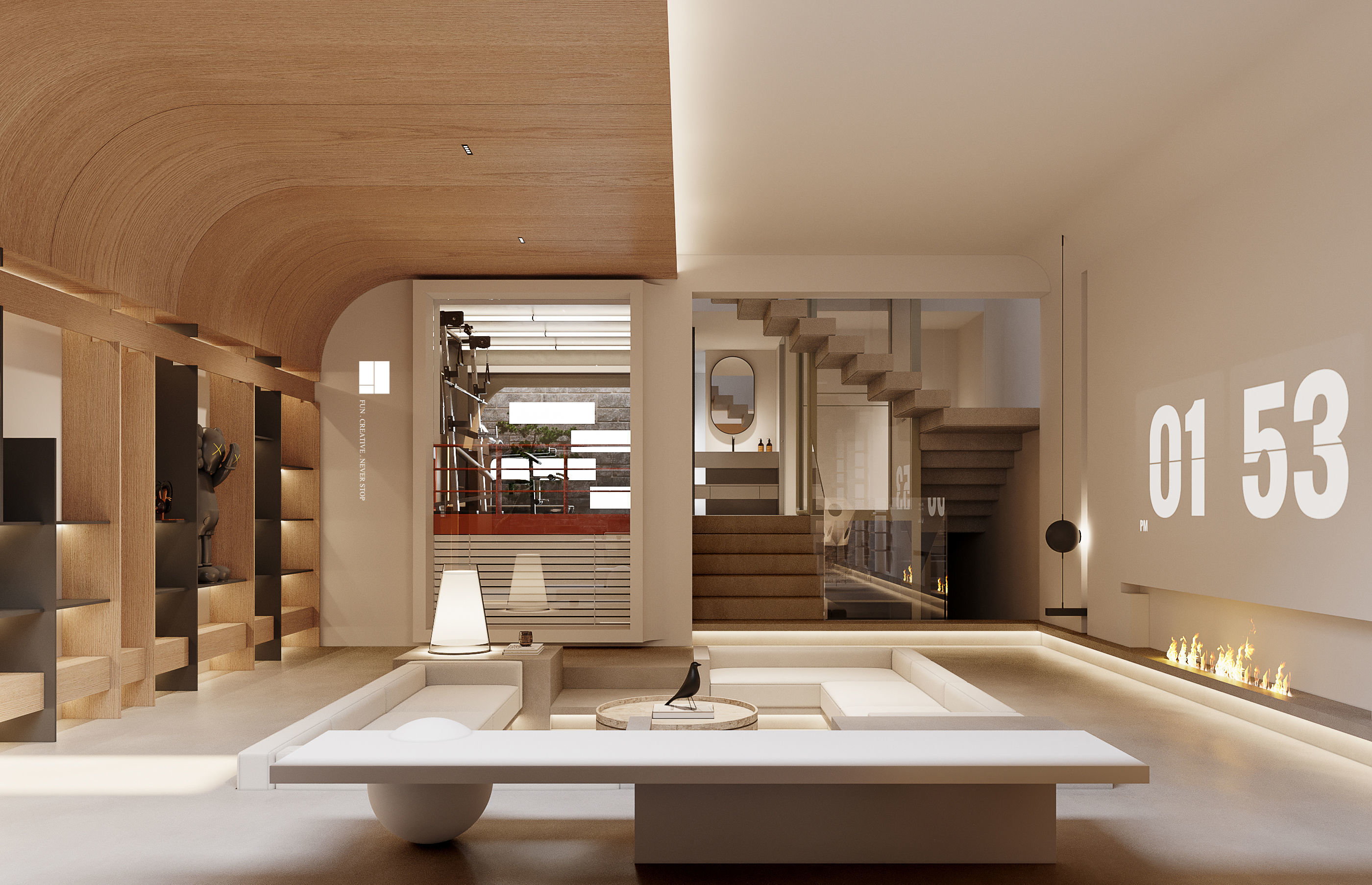 Modern Luxury Villa 3D Model and CAD Plans 3D model_5