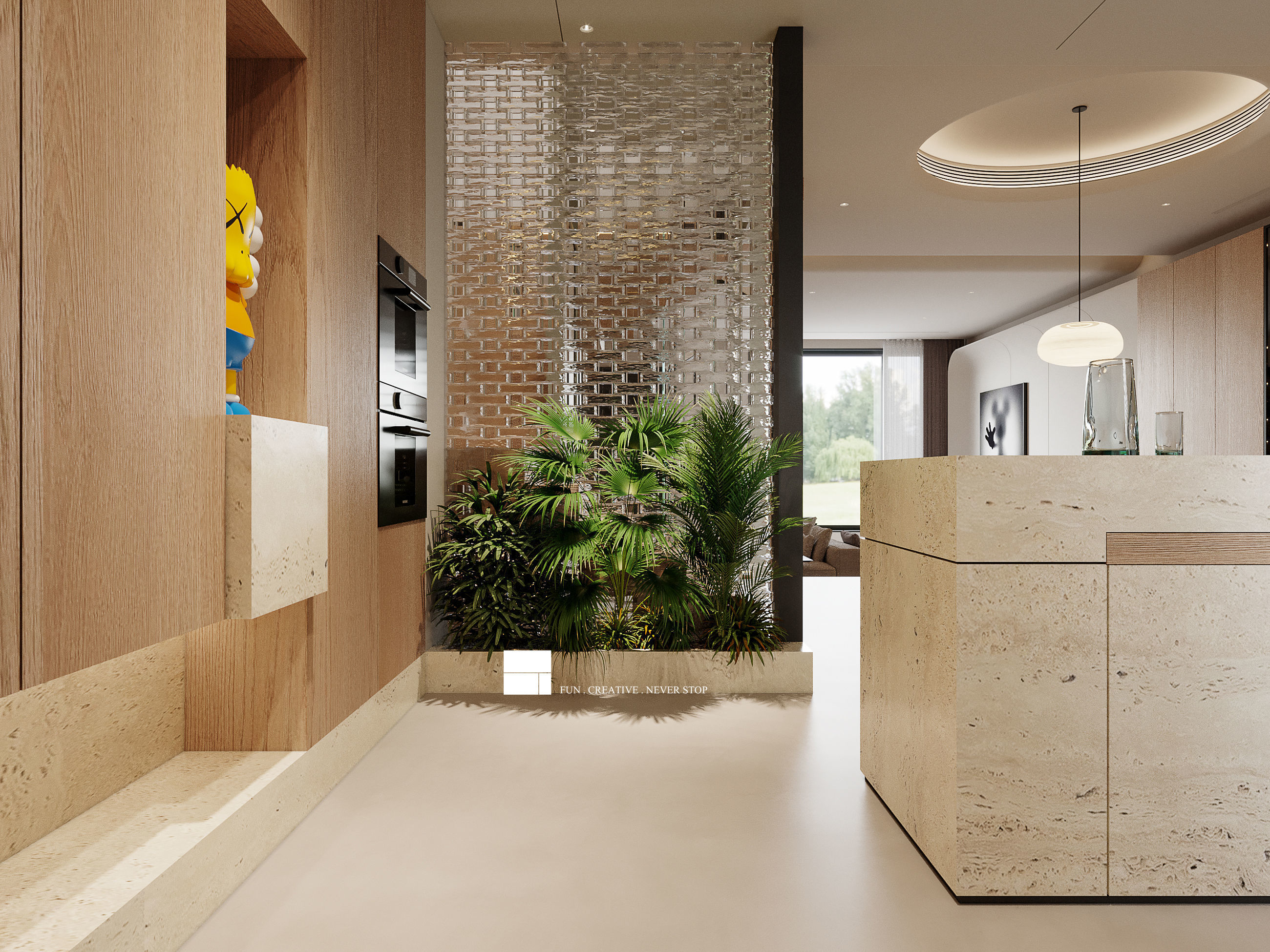 Modern Luxury Villa 3D Model and CAD Plans 3D model_19