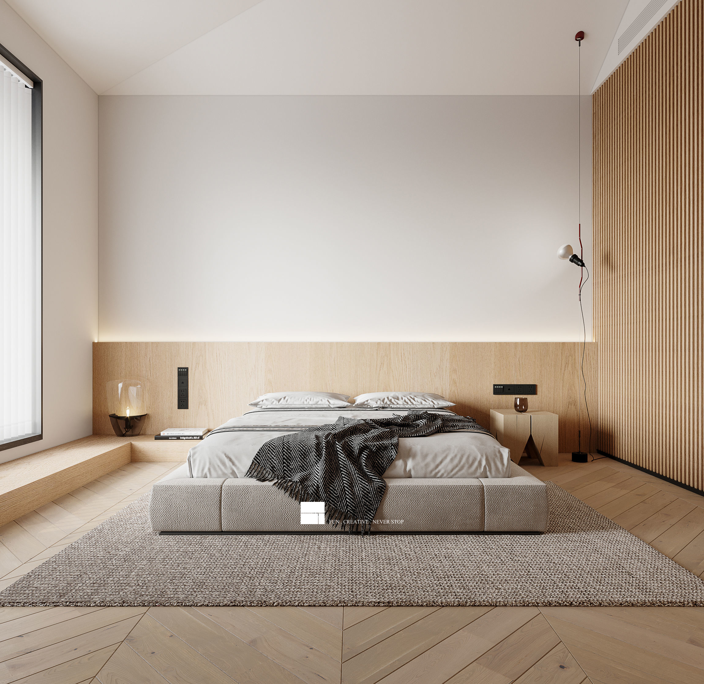 Modern Luxury Villa 3D Model and CAD Plans 3D model_7