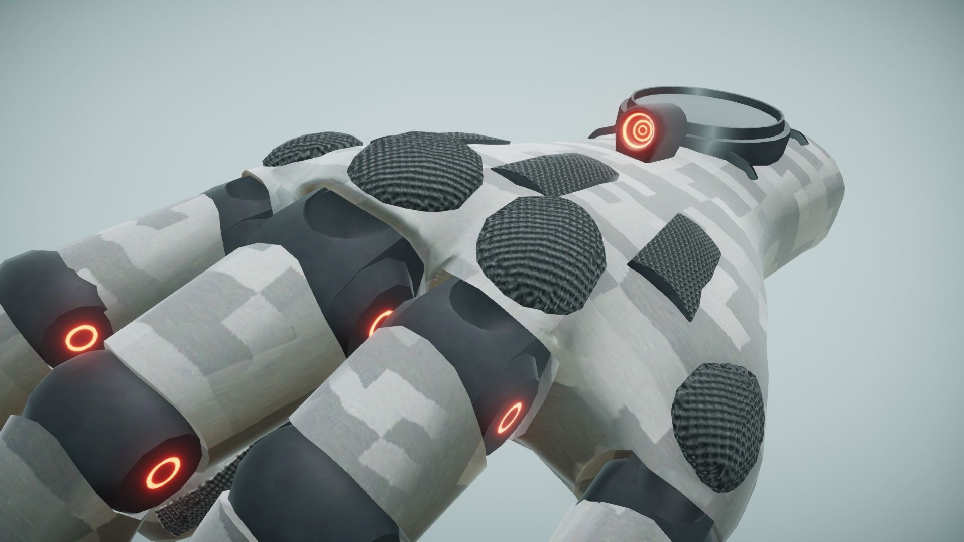 Sci Fi VR Hand 2 Low-poly 3D model_9