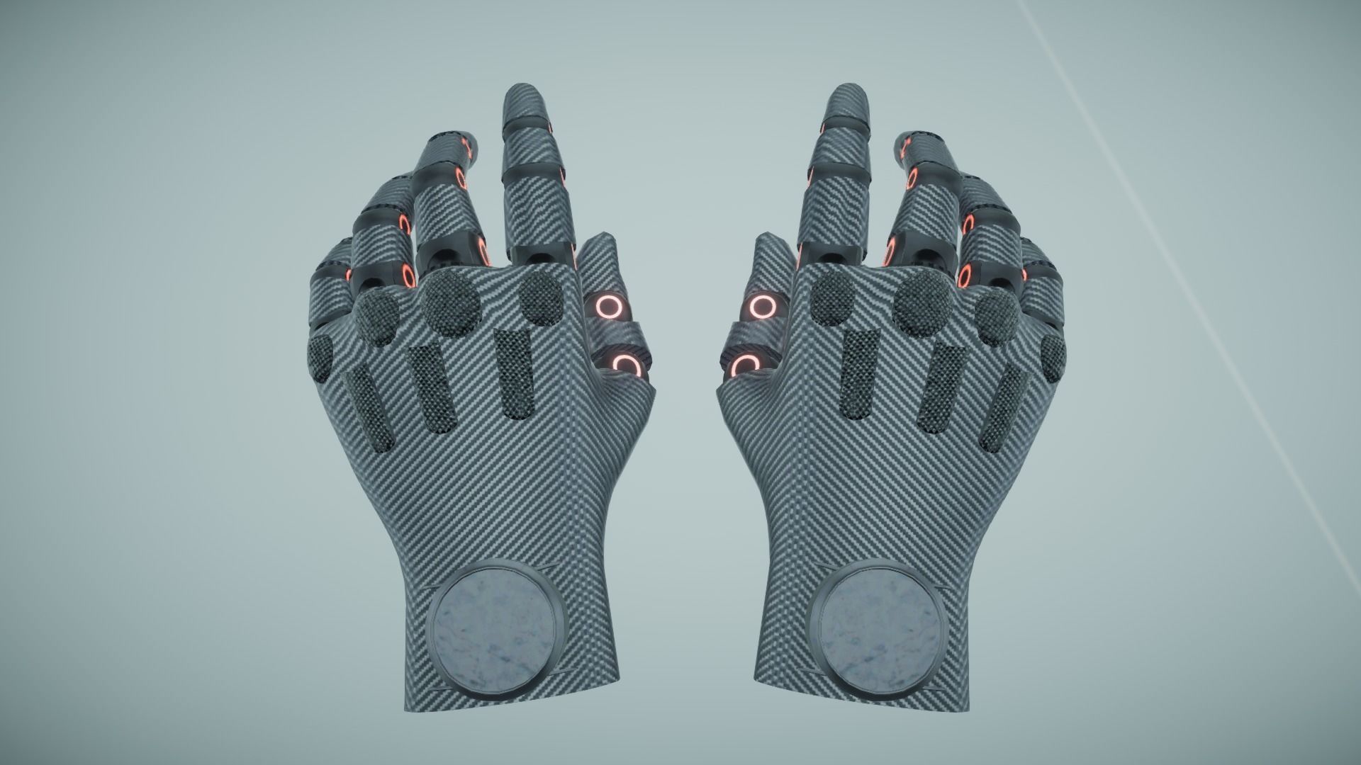 Sci Fi VR Hand 2 Low-poly 3D model_4