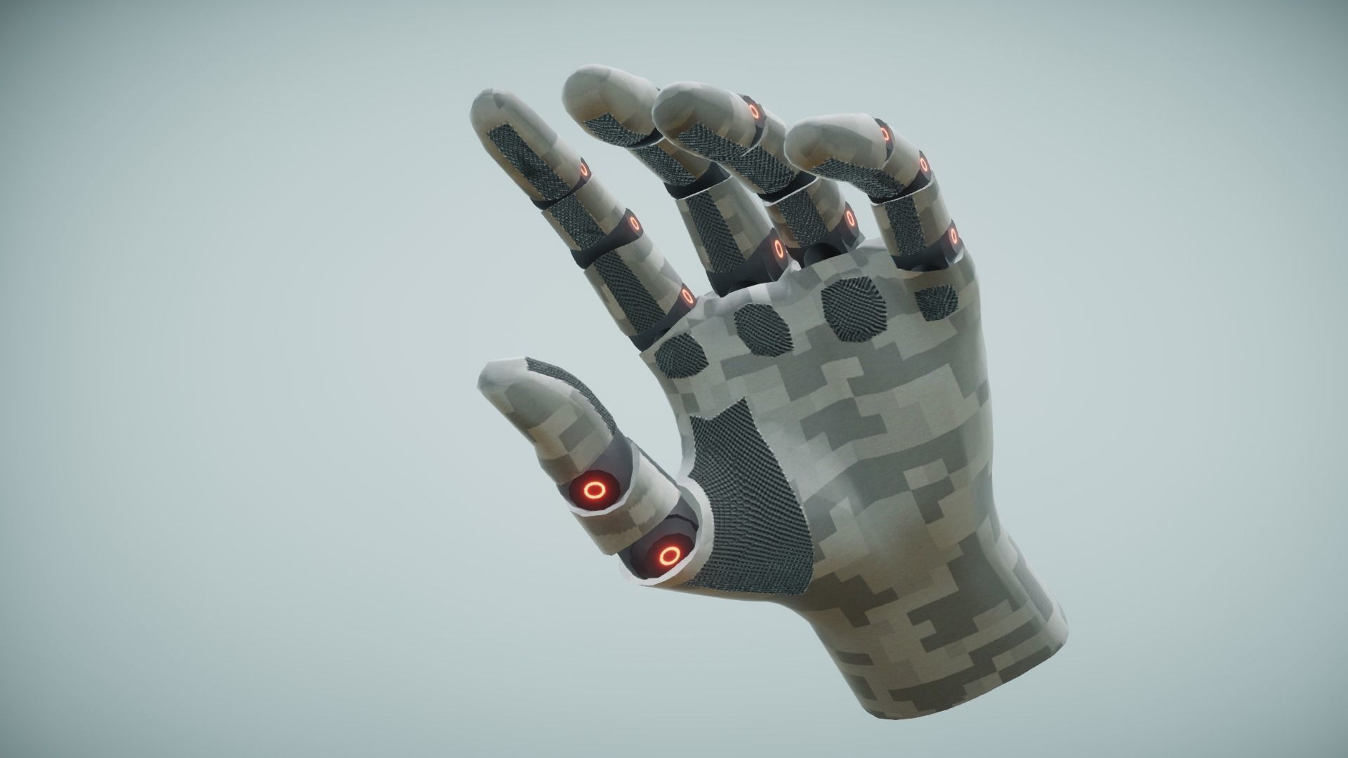 Sci Fi VR Hand 2 Low-poly 3D model_12