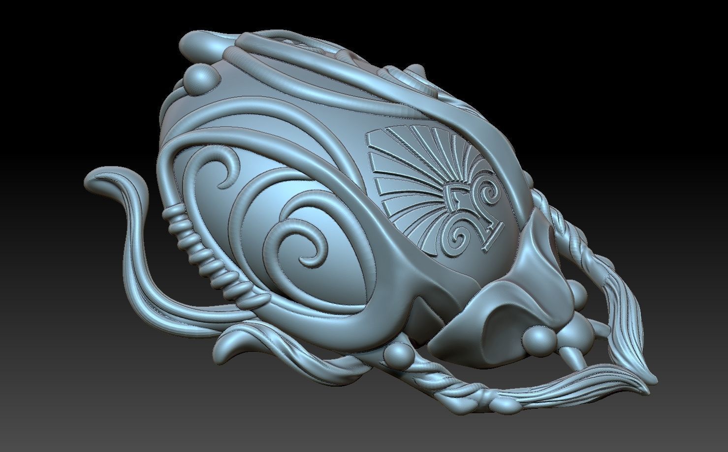 Scarab 3D print model_6