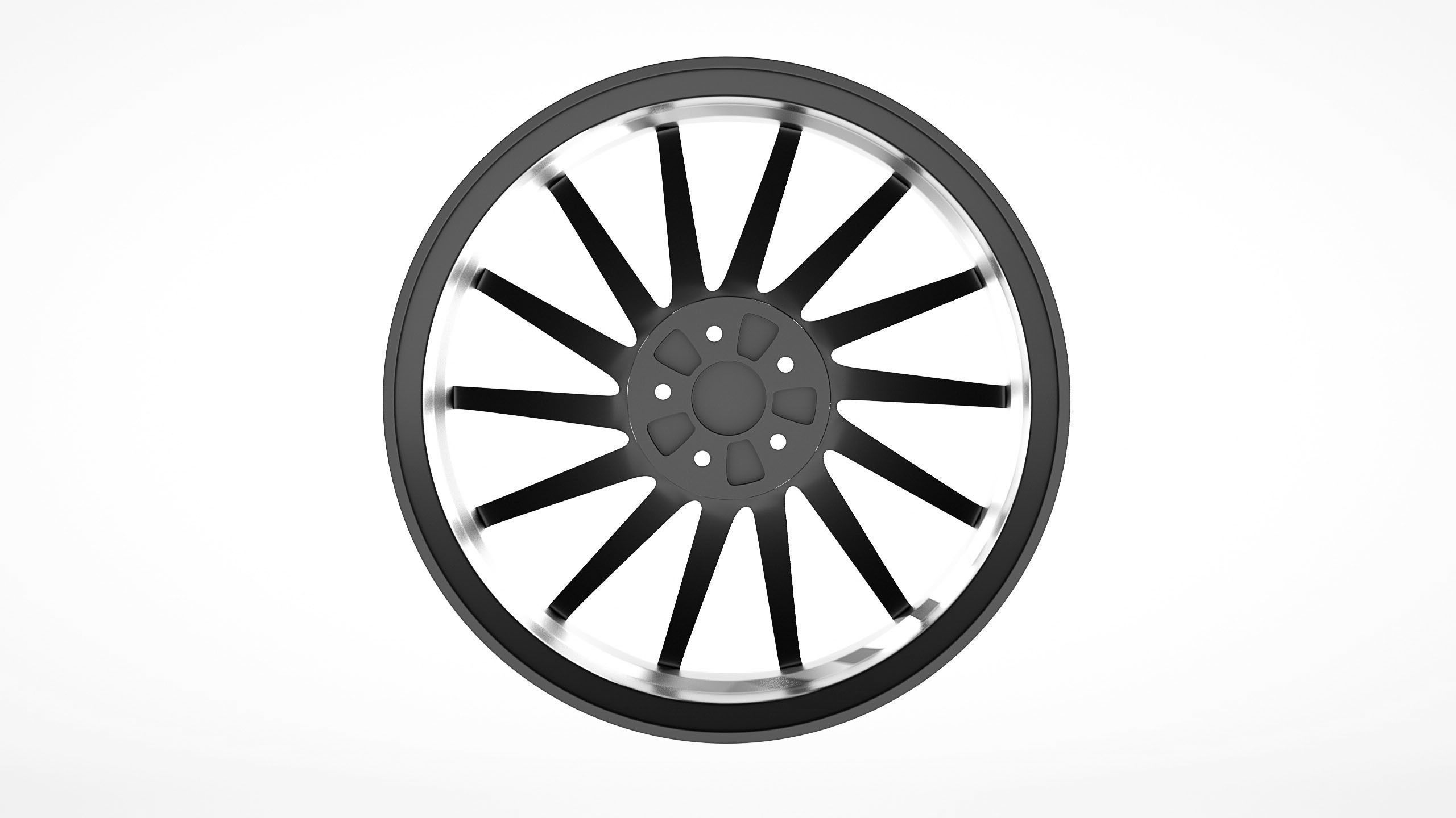 HRE RS309M Low-poly 3D model_5