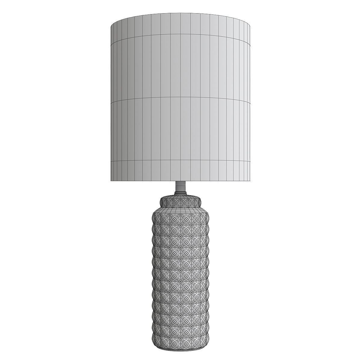 Evins Table Lamp Low-poly 3D model_1