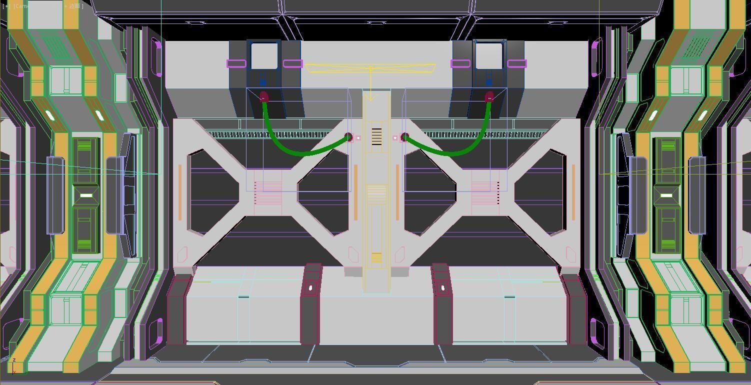 space station astronaut  shuttle 3D model_7