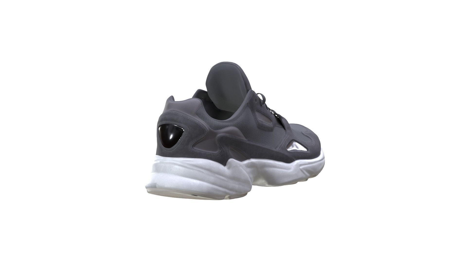 Sneakers Low-poly 3D model_5