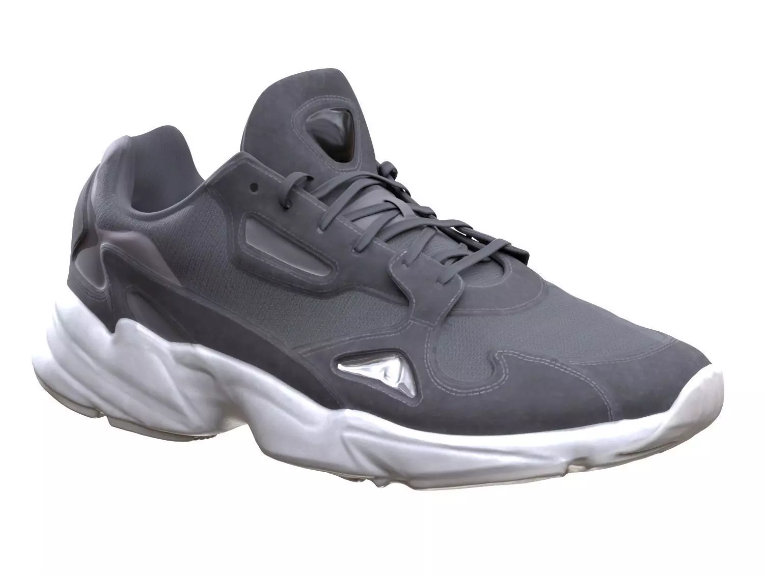 Sneakers Low-poly 3D model_0