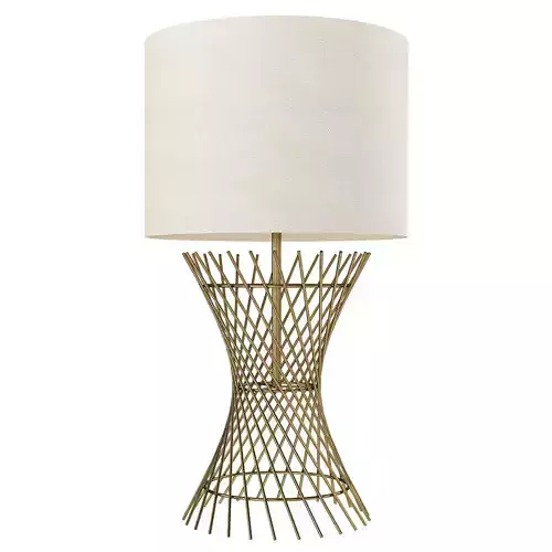 Otho Brass LED Rotary Socket Table Lamp