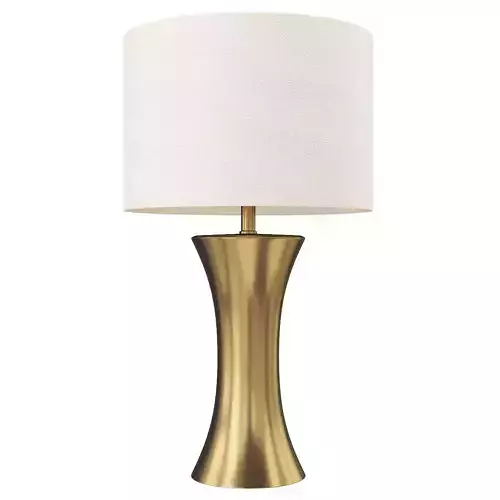  Quince Brass LED Rotary Socket Table Lamp Low-poly 3D model