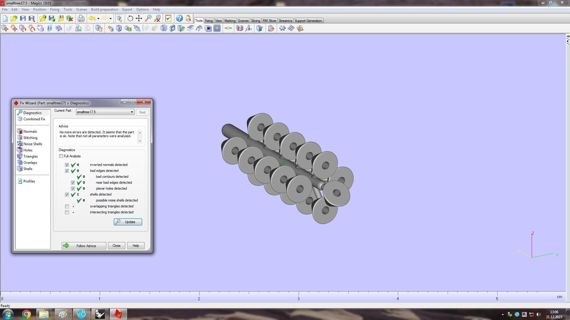 Clash Ring Diamonds 17 5mm 3D print model_20