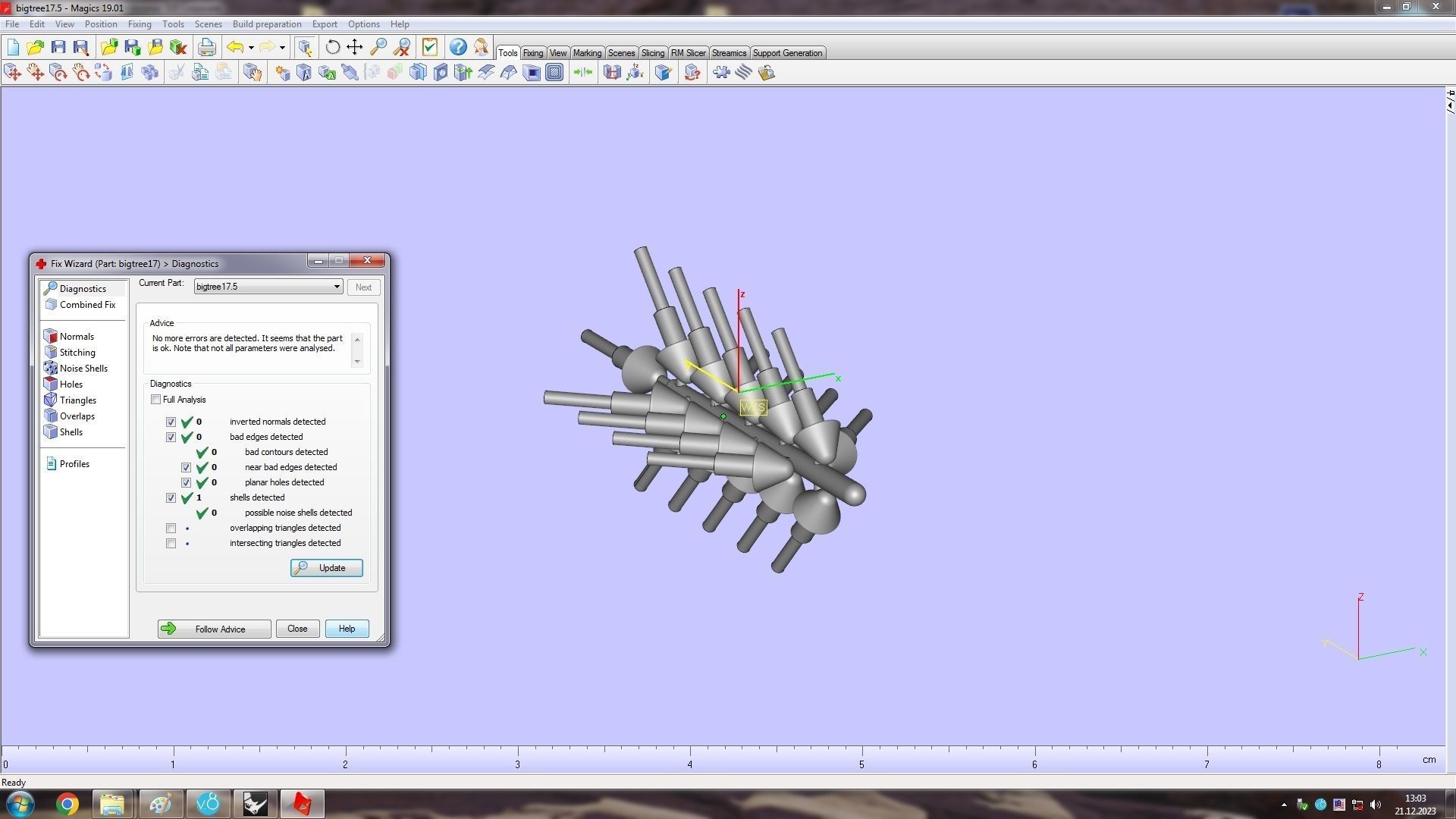 Clash Ring Diamonds 17 5mm 3D print model_19