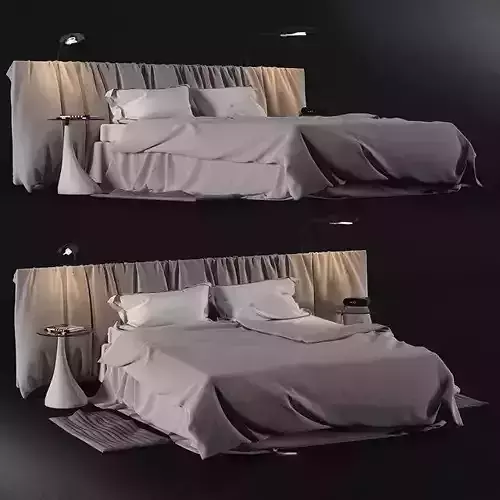 Archviz Bed Free Sample Free 3D model