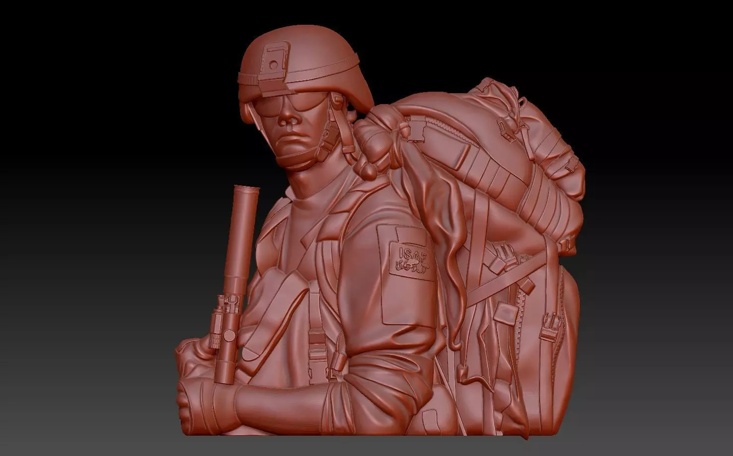 Soldier 3D print model